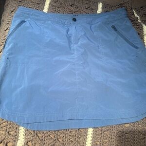 Blue Skirt with Pockets and shorts underneath